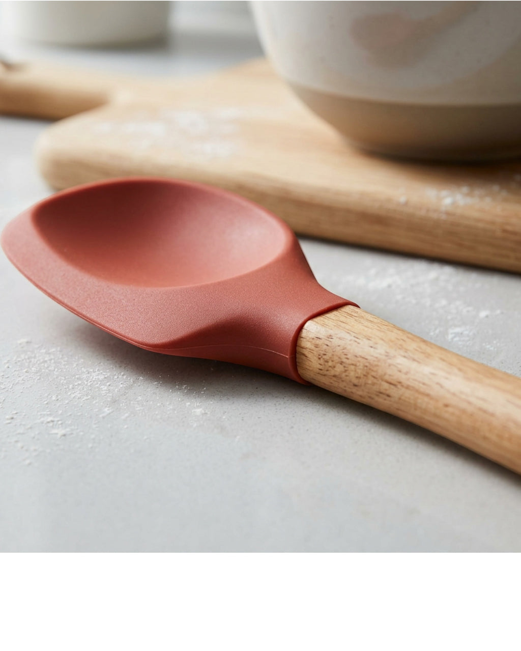 Gaue Flexible Silicone Scraper Spoon Clay 11.6 in