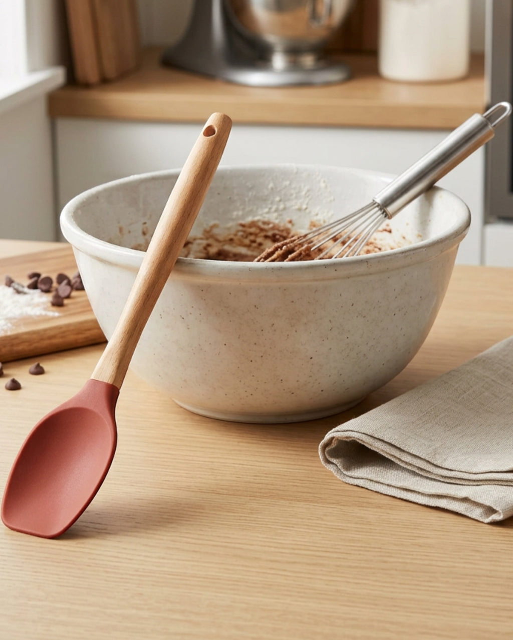 Gaue Flexible Silicone Scraper Spoon Clay 11.6 in