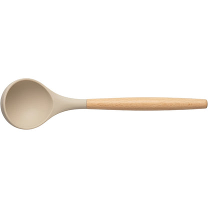 Gaue Shallow Silicone Serving Ladle Oat 12.4 in