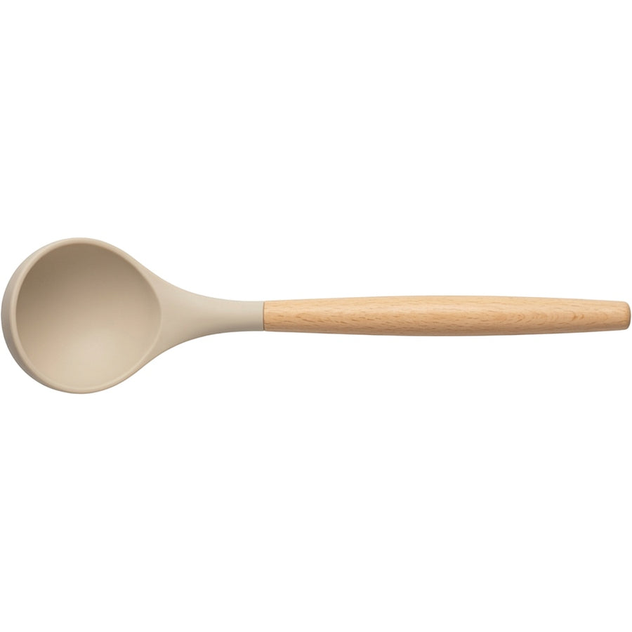 Gaue Shallow Silicone Serving Ladle Oat 12.4 in